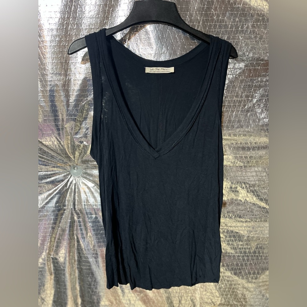 We the Free Black Tank, size Small